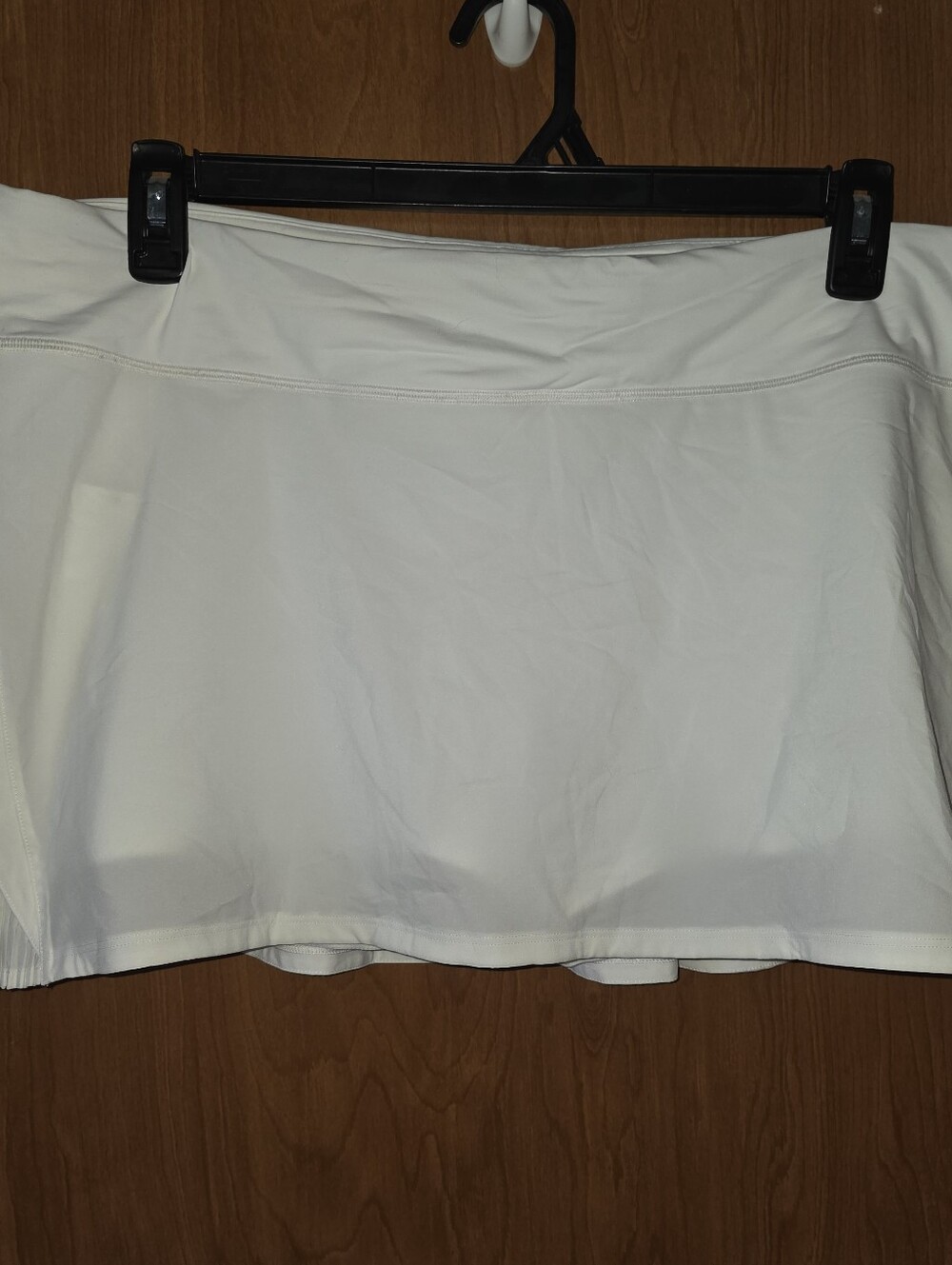 NEW Lululemon “Play Off the Pleats” tennis skirt White Sz 14 - Picture 10 of 10